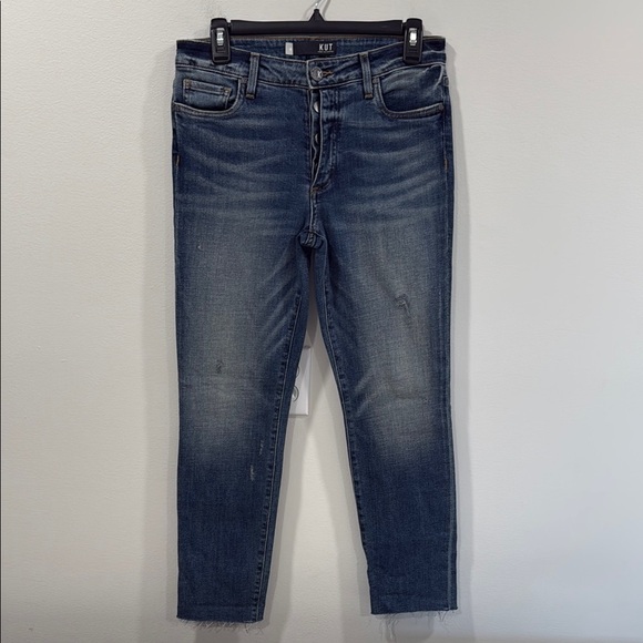 Kut from the Kloth Reese High Rise Ankle Straight Leg Jeans Size 4 EUC - Picture 1 of 12
